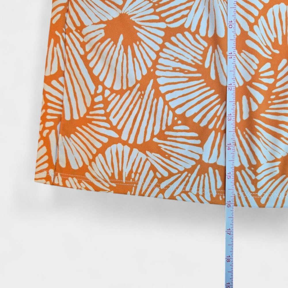 Tommy Bahama Golf Skort Orange White L Pickleball Athleisure Sporty Resort NWT - Picture 10 of 11